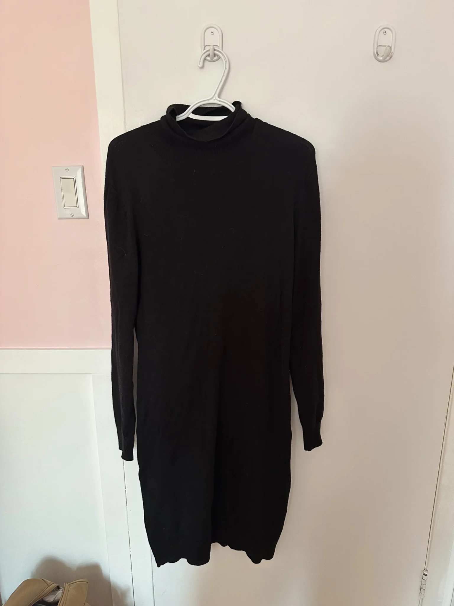 Featured image for Long roll-neck dress
