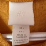 Thumbnail for Yellow round-neck T-shirt