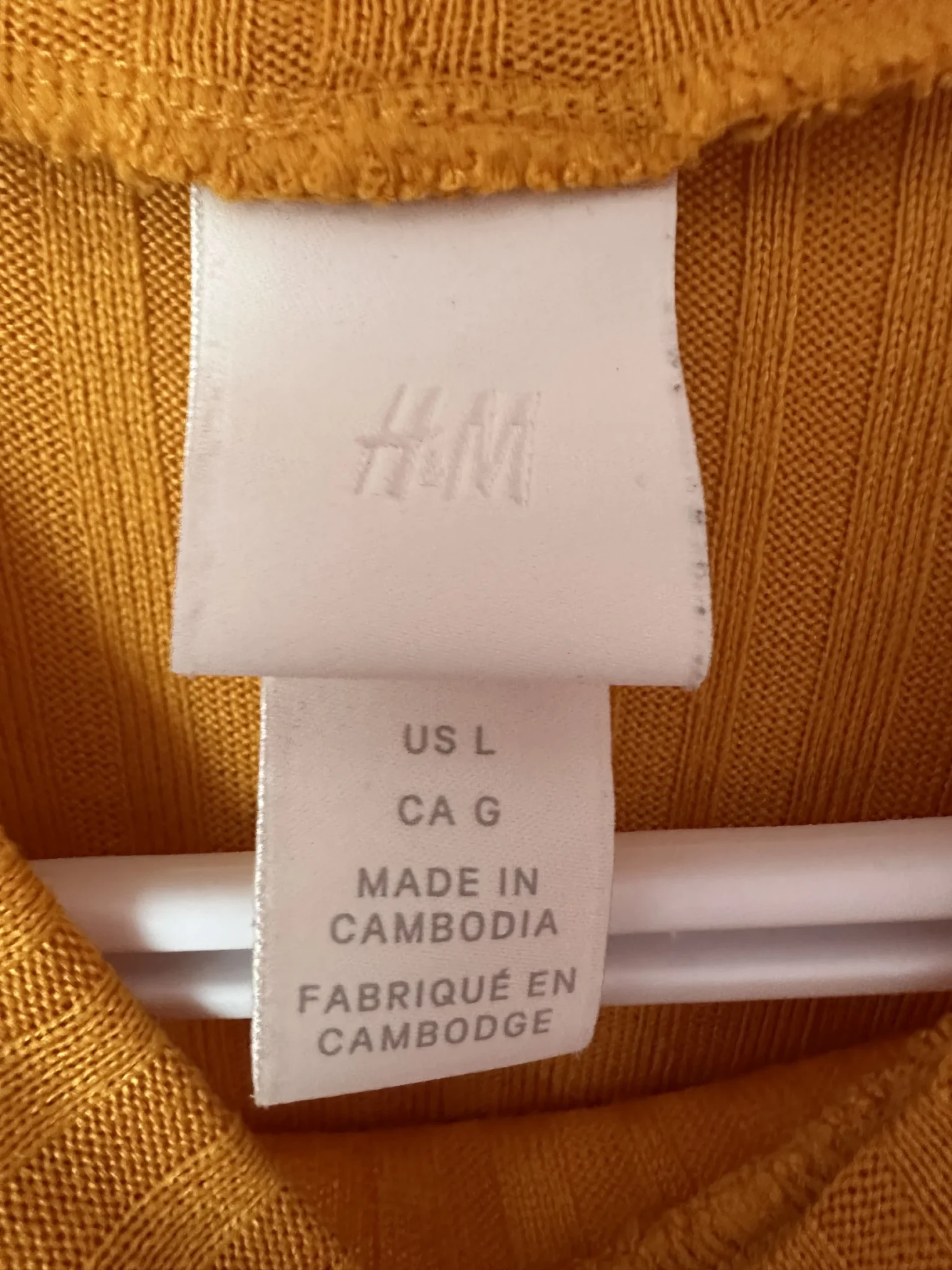 Image for Yellow round-neck T-shirt