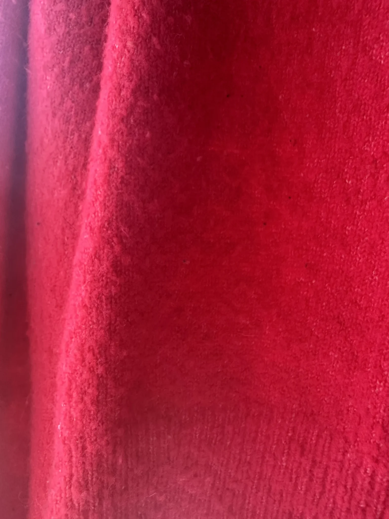 Image for Red roll-neck jumper