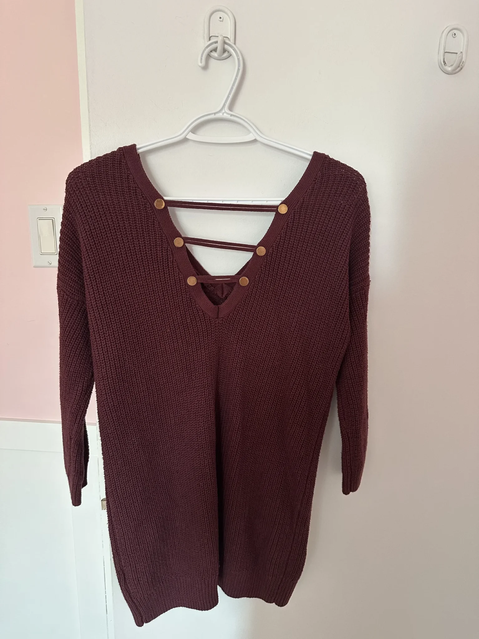 Image for Reversible 3/4-sleeve jumper