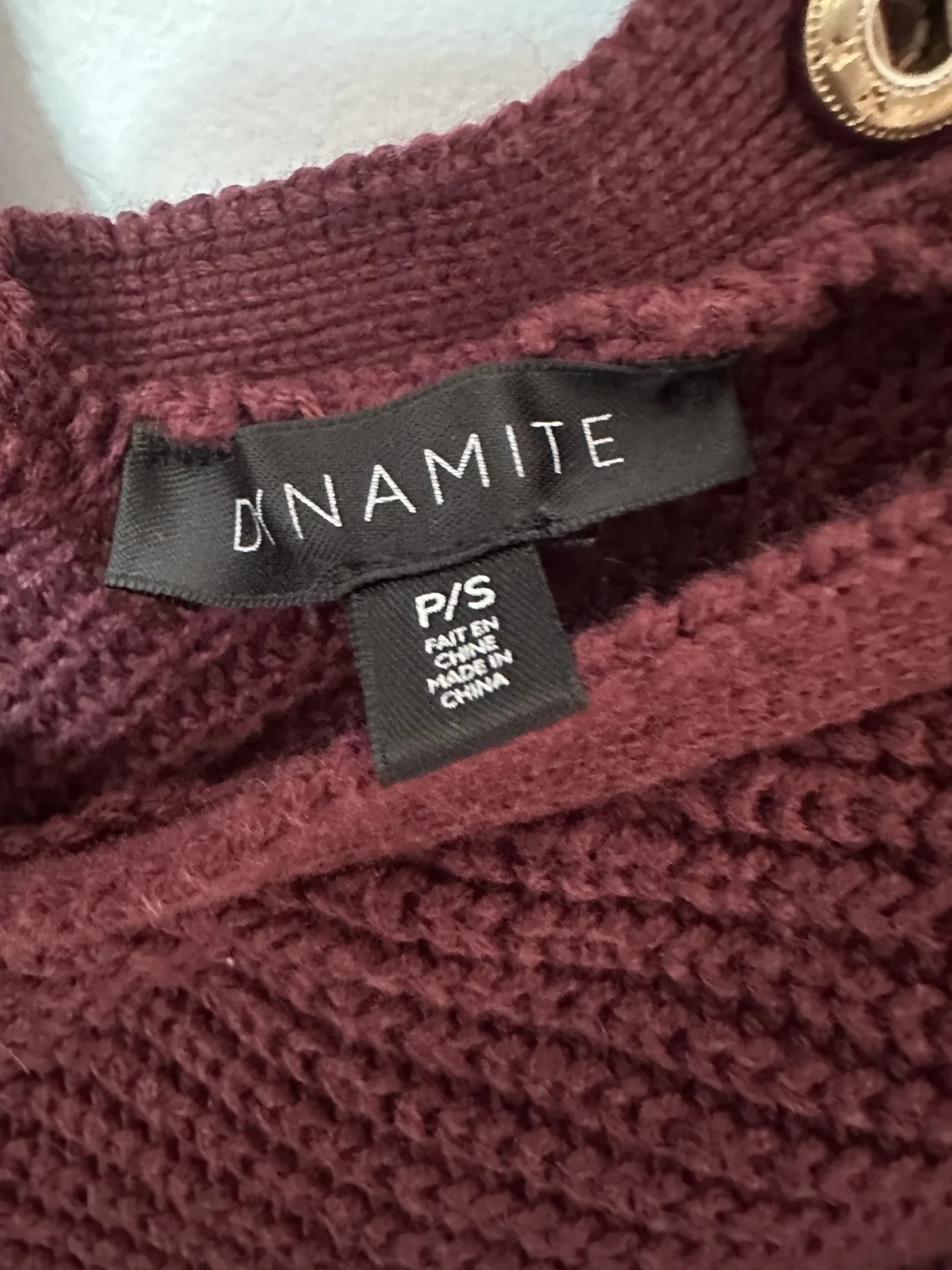 Image for Reversible 3/4-sleeve jumper