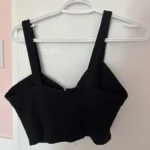 Thumbnail for Camisole crop avec noeud à l’avant