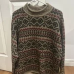 Featured thumbnail for Pull Vintage Abercrombie & Fitch - Style Fair Isle (Laine)