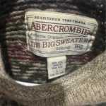 Thumbnail for Pull Vintage Abercrombie & Fitch - Style Fair Isle (Laine)