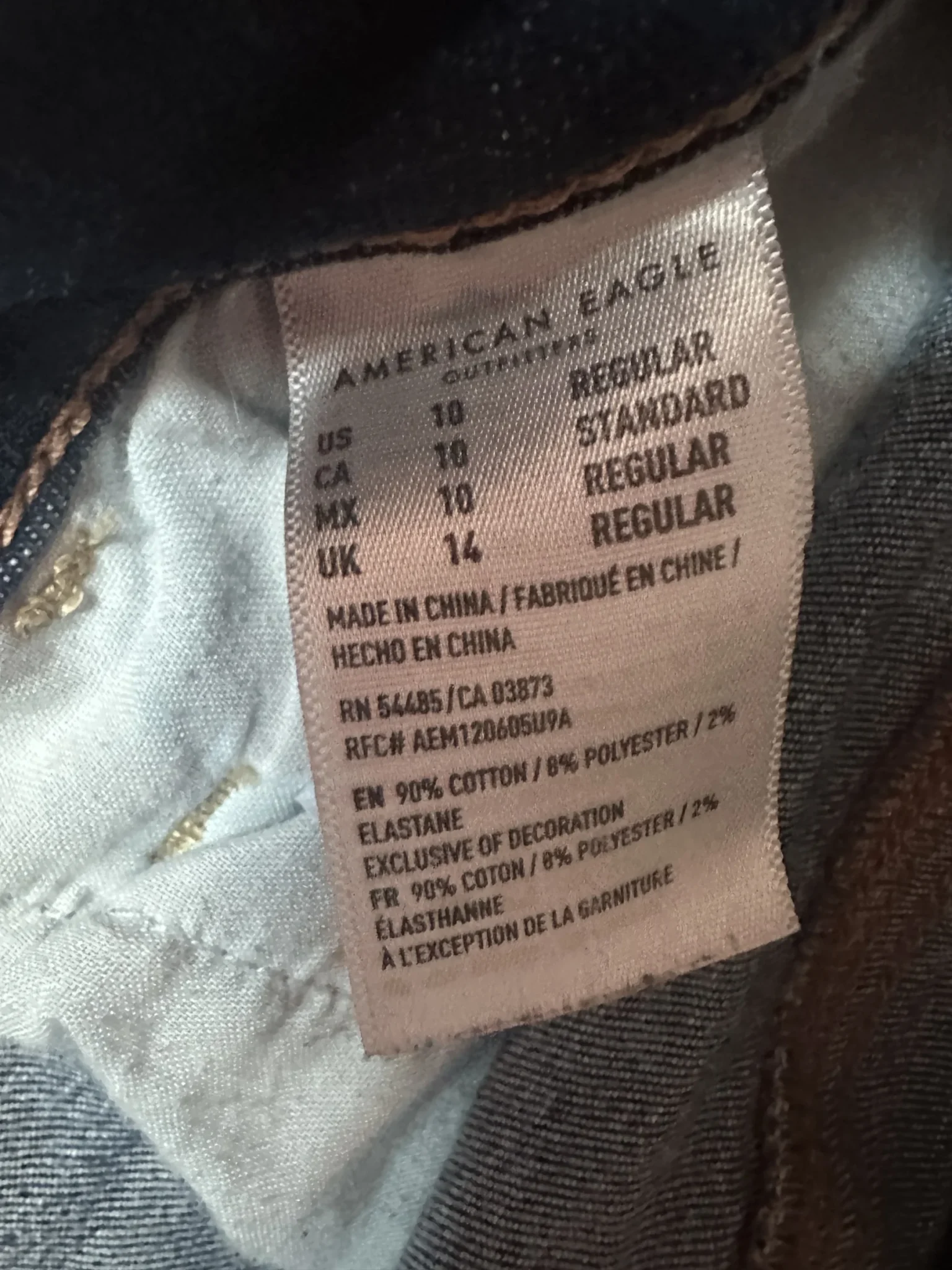 Image for Jeans American Eagle avec trou au genou