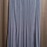 Thumbnail for Long pleated chiffon skirt