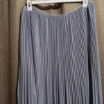 Thumbnail for Long pleated chiffon skirt