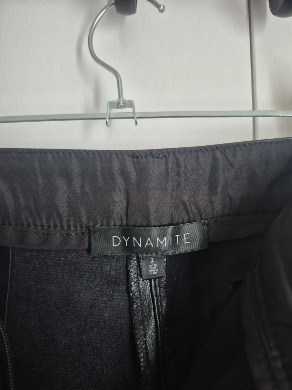 Image for Dynamite faux leather trousers, size 2