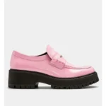 Featured thumbnail for Loafers à plateforme Steve Madden Malvern – Rose Verni – Pointure 6