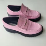 Thumbnail for Loafers à plateforme Steve Madden Malvern – Rose Verni – Pointure 6