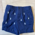 Featured thumbnail for Shorts bébé Ralph Lauren Coton 6 mois