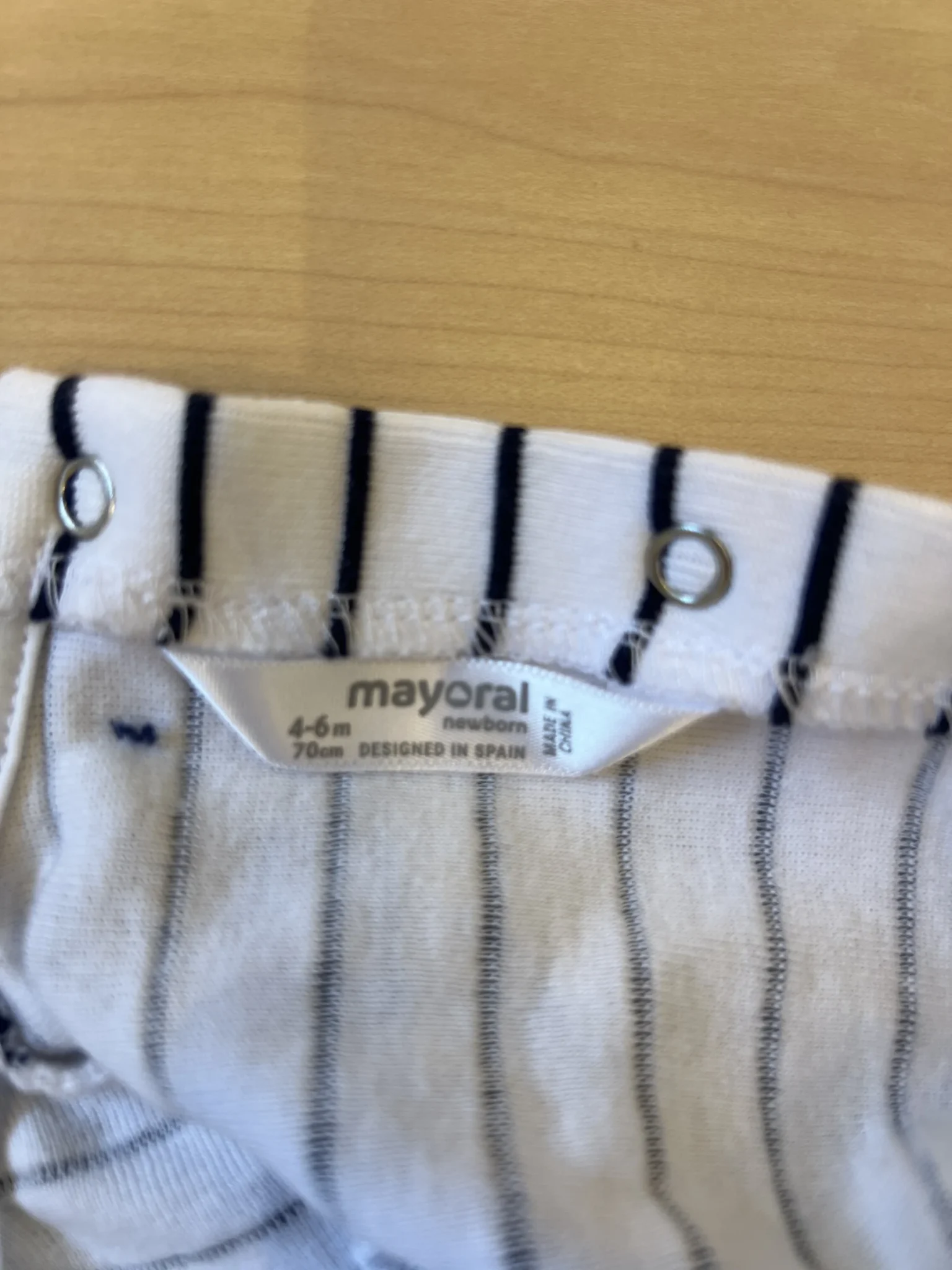 Image for Pyjama bébé MAYORAL coton neuf 4-6 mois