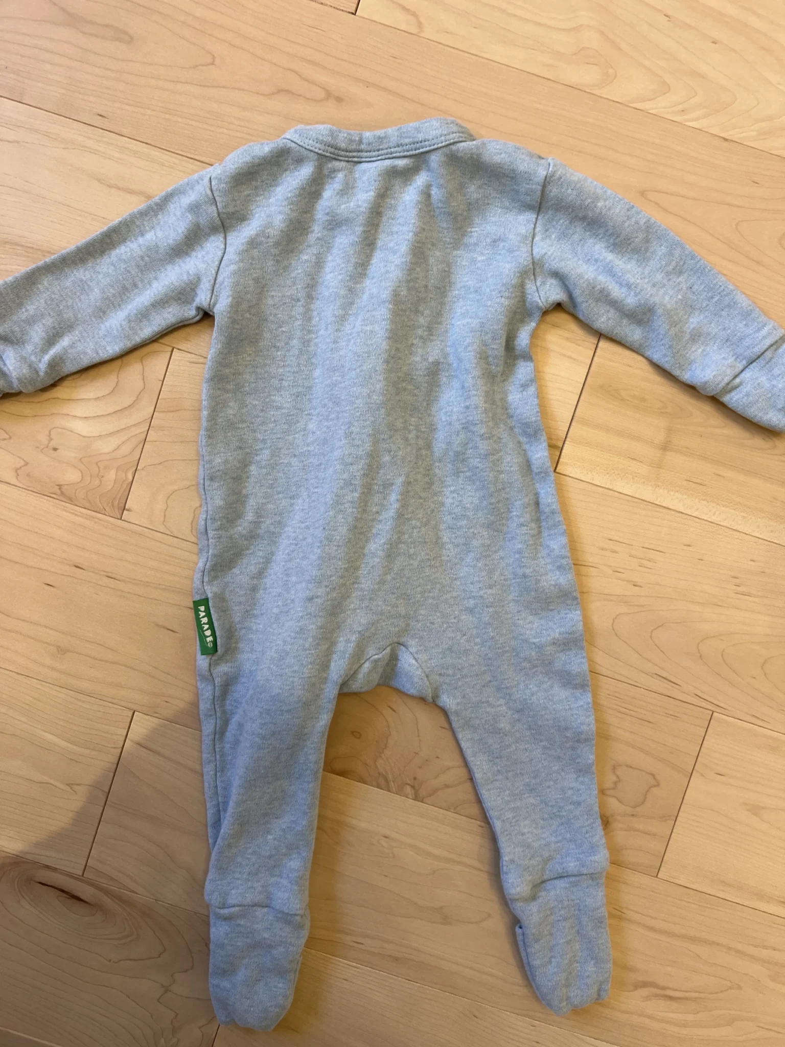 Image for Pyjama double zip Parade Organic 3-6 mois coton organique bleu