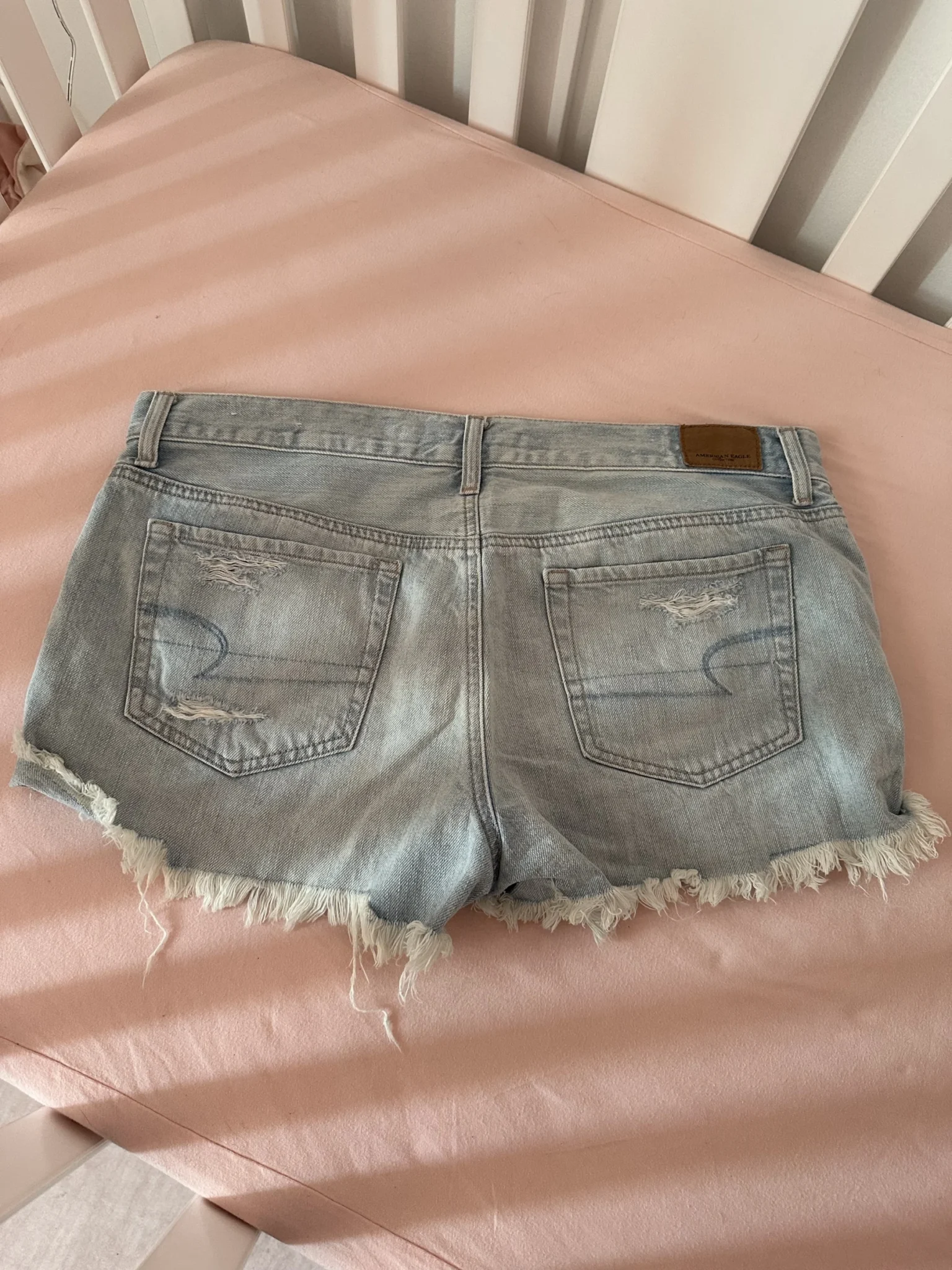 Image for American Eagle distressed-style shorts