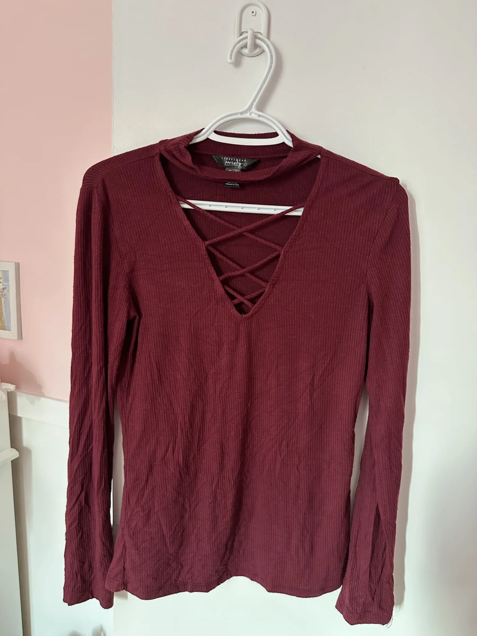 Featured image for Front-laced jumper