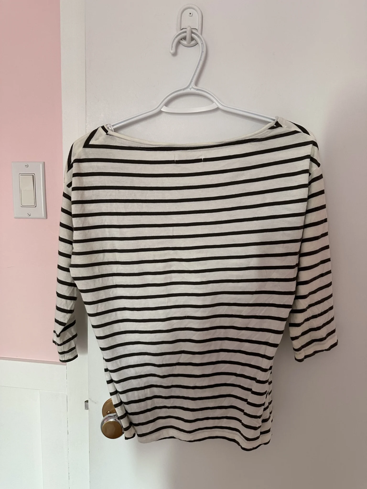 Image for Striped 3/4-sleeve jumper