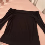 Featured thumbnail for Off-the-shoulder boat-neck jumper