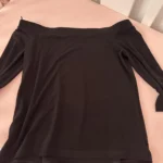 Thumbnail for Off-the-shoulder boat-neck jumper