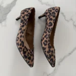 Thumbnail for Chaussures à talons en motif léopard