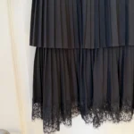 Thumbnail for Robe Zara noir avec broderie et dentelles taille M