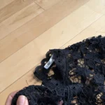 Thumbnail for Robe Zara noir avec broderie et dentelles taille M