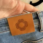 Thumbnail for Jean Maje large taille 40 FR - 30 US bleu clair taille haute