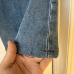 Thumbnail for Jean Maje large taille 40 FR - 30 US bleu clair taille haute