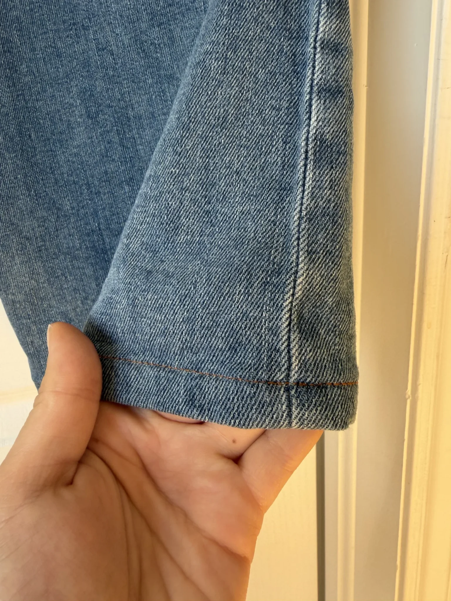 Image for Jean Maje large taille 40 FR - 30 US bleu clair taille haute
