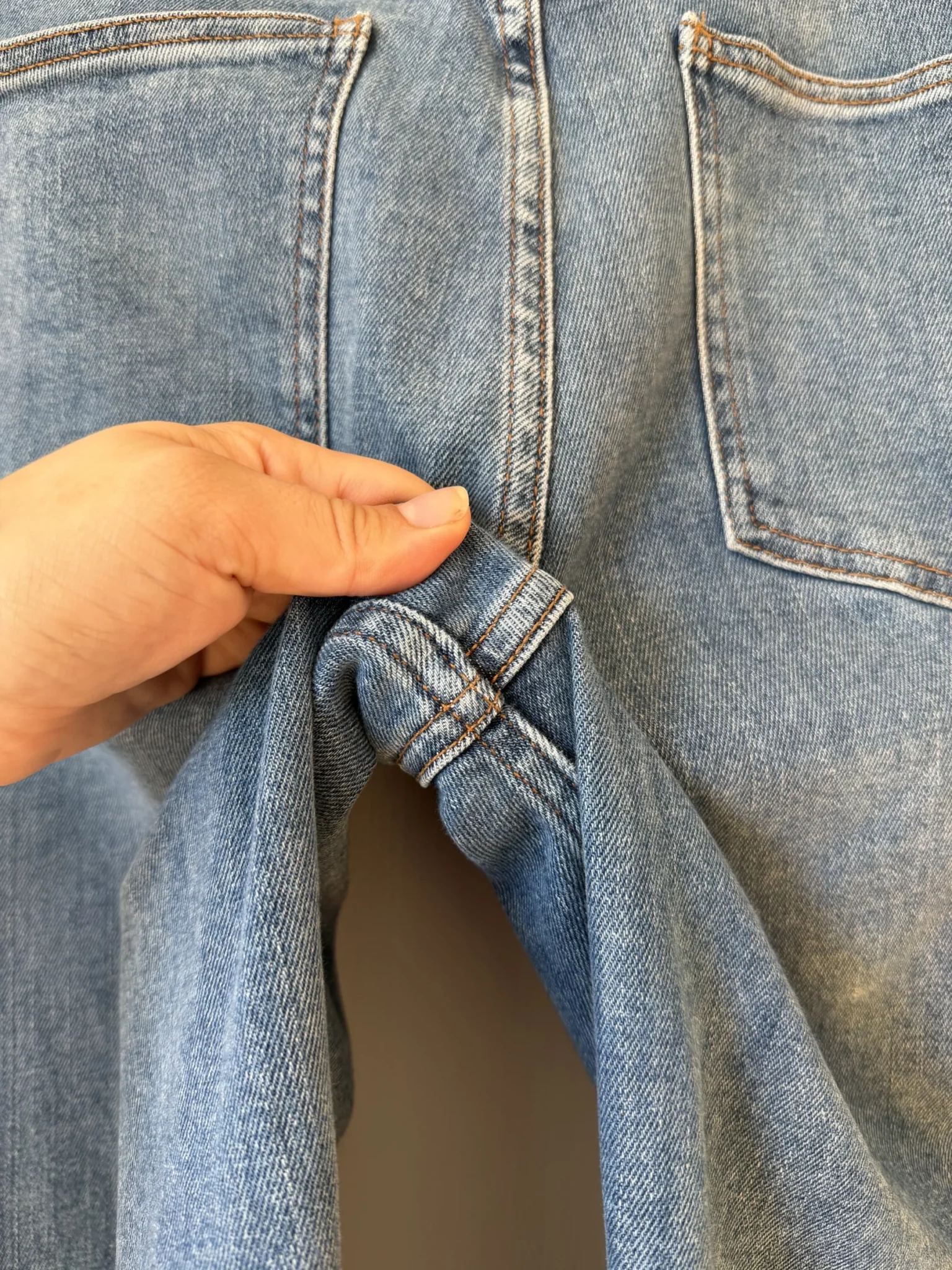 Image for Jean Maje large taille 40 FR - 30 US bleu clair taille haute