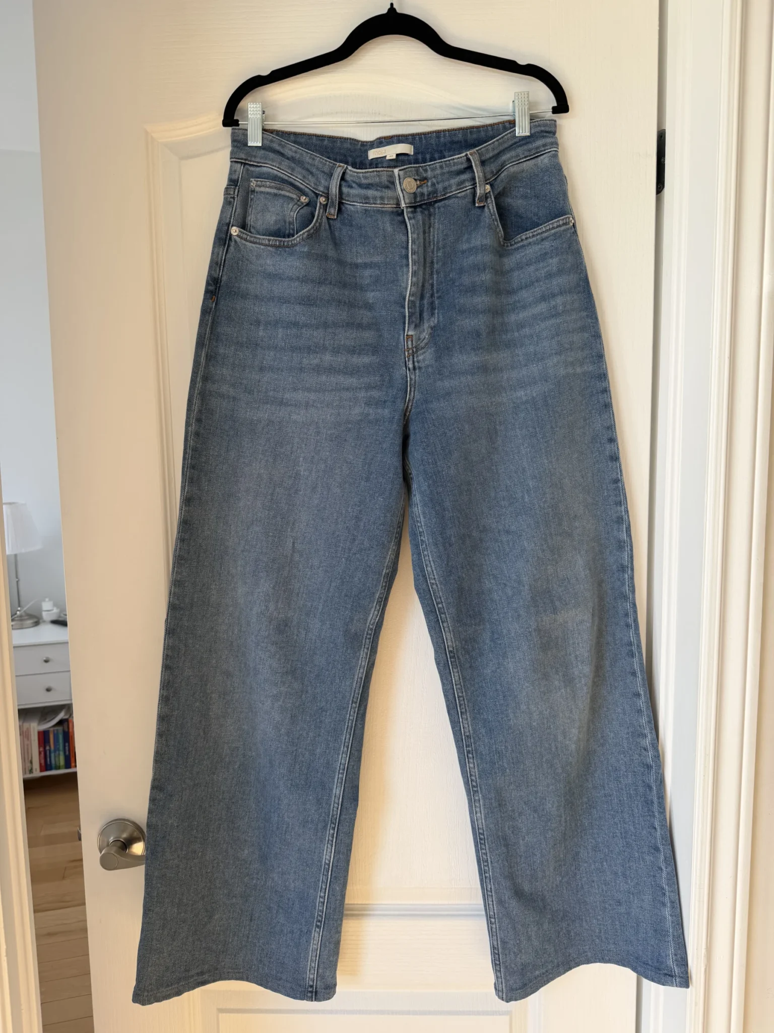 Image for Jean Maje large taille 40 FR - 30 US bleu clair taille haute