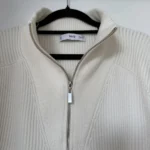 Thumbnail for Pull Mango taille S col camionneur blanc cassé écru