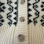 Thumbnail for Gilet Zara taille L écru et noir style pull d’hiver