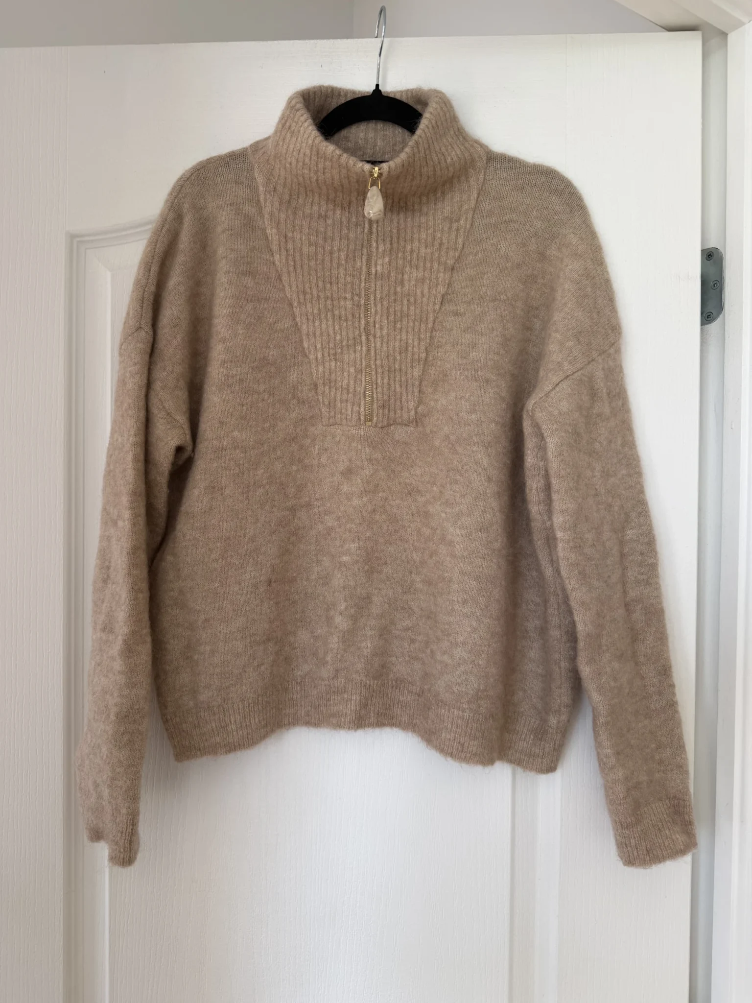 Image for Pull Sézane modèle Tobias taille S marron clair
