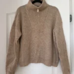 Thumbnail for Pull Sézane modèle Tobias taille S marron clair