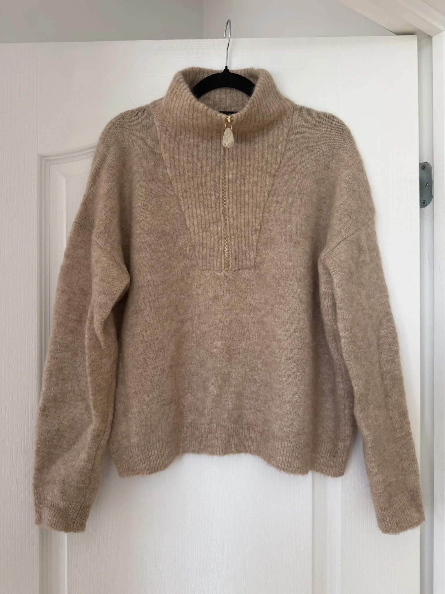 Image for Pull Sézane modèle Tobias taille S marron clair