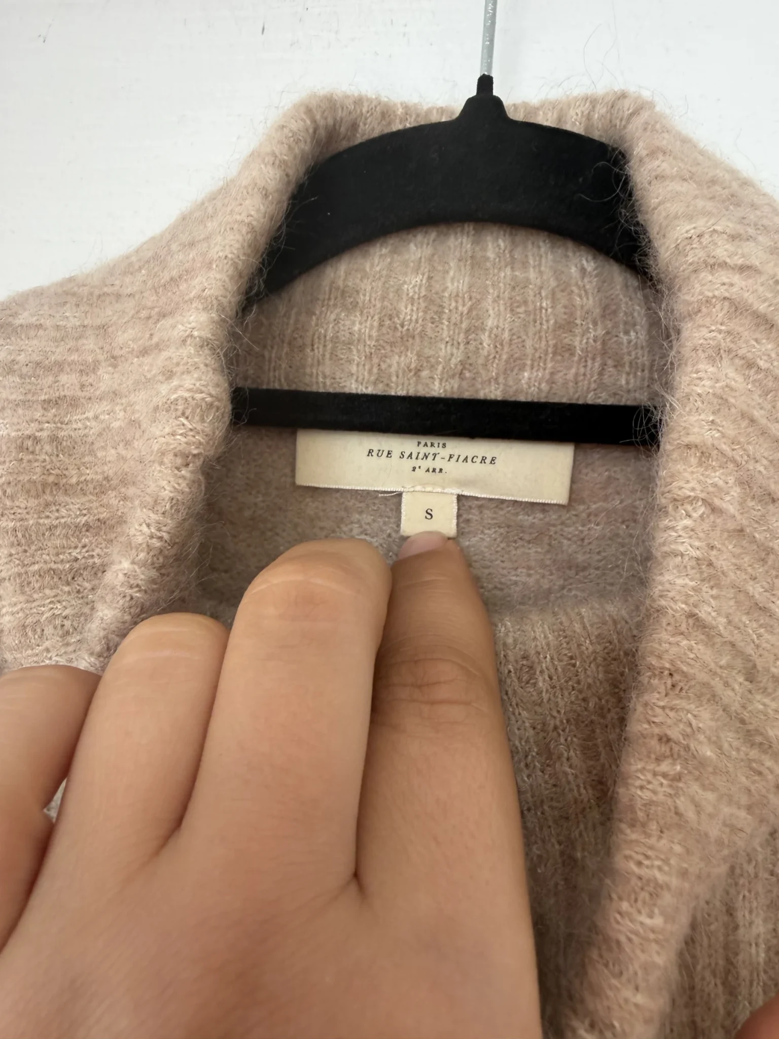 Image for Pull Sézane modèle Tobias taille S marron clair