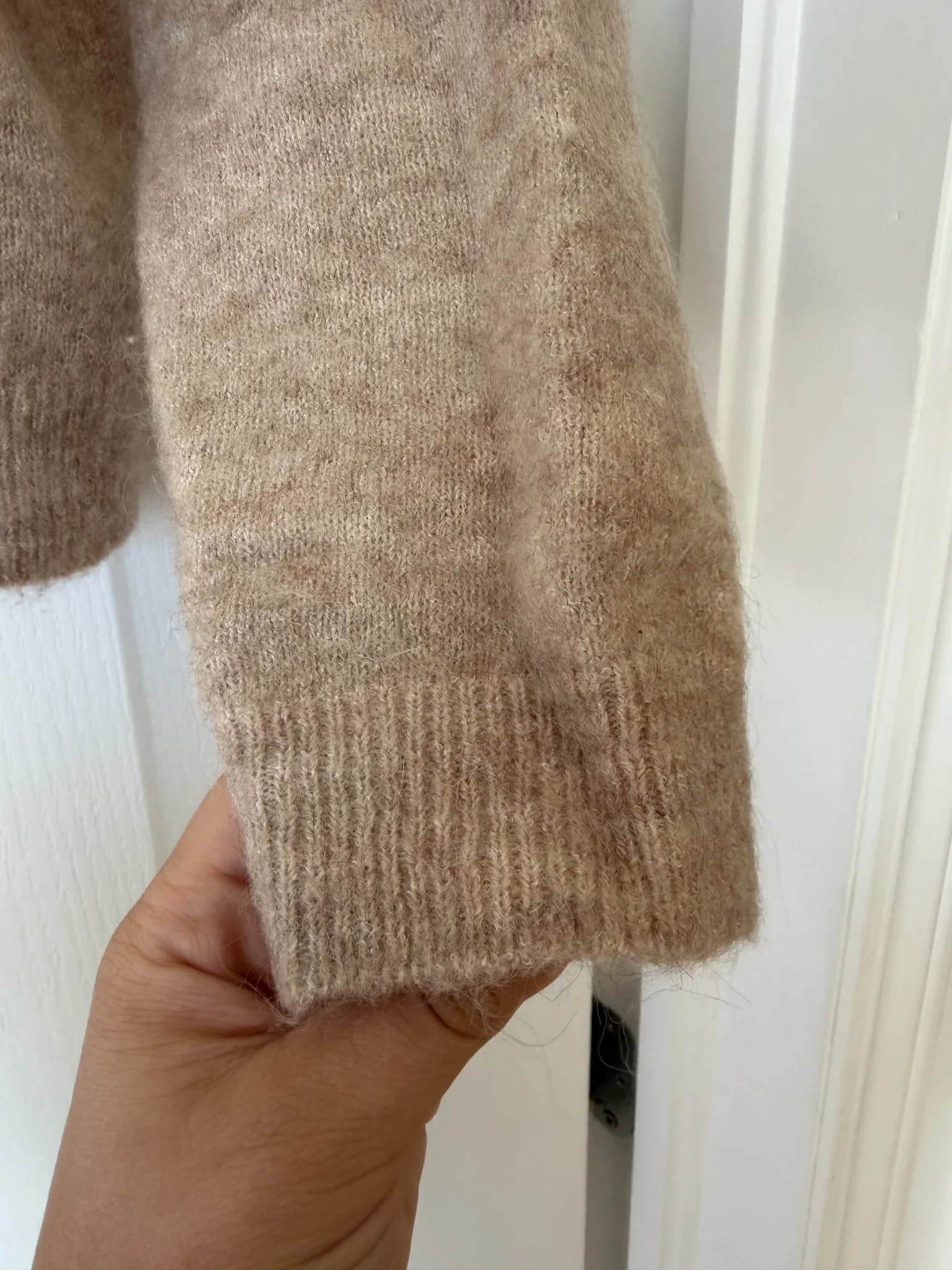 Image for Pull Sézane modèle Tobias taille S marron clair