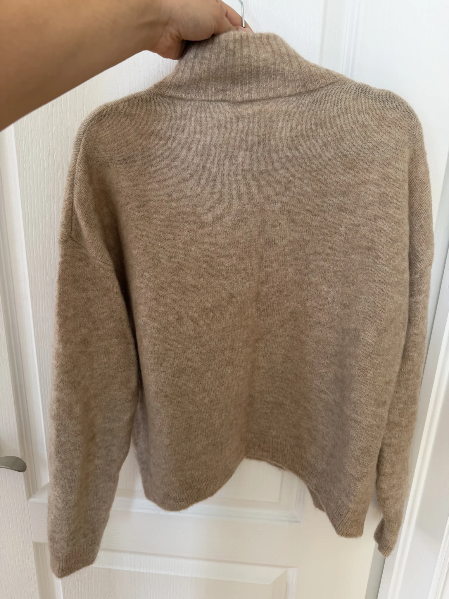 Image for Pull Sézane modèle Tobias taille S marron clair