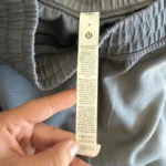 Thumbnail for Pantalon jogging Lululemon taille 8 gris coupe large/oversize