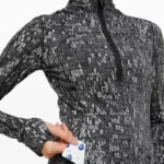 Thumbnail for Veste Lululemon de sport taille 4 noir et blanc à motif
