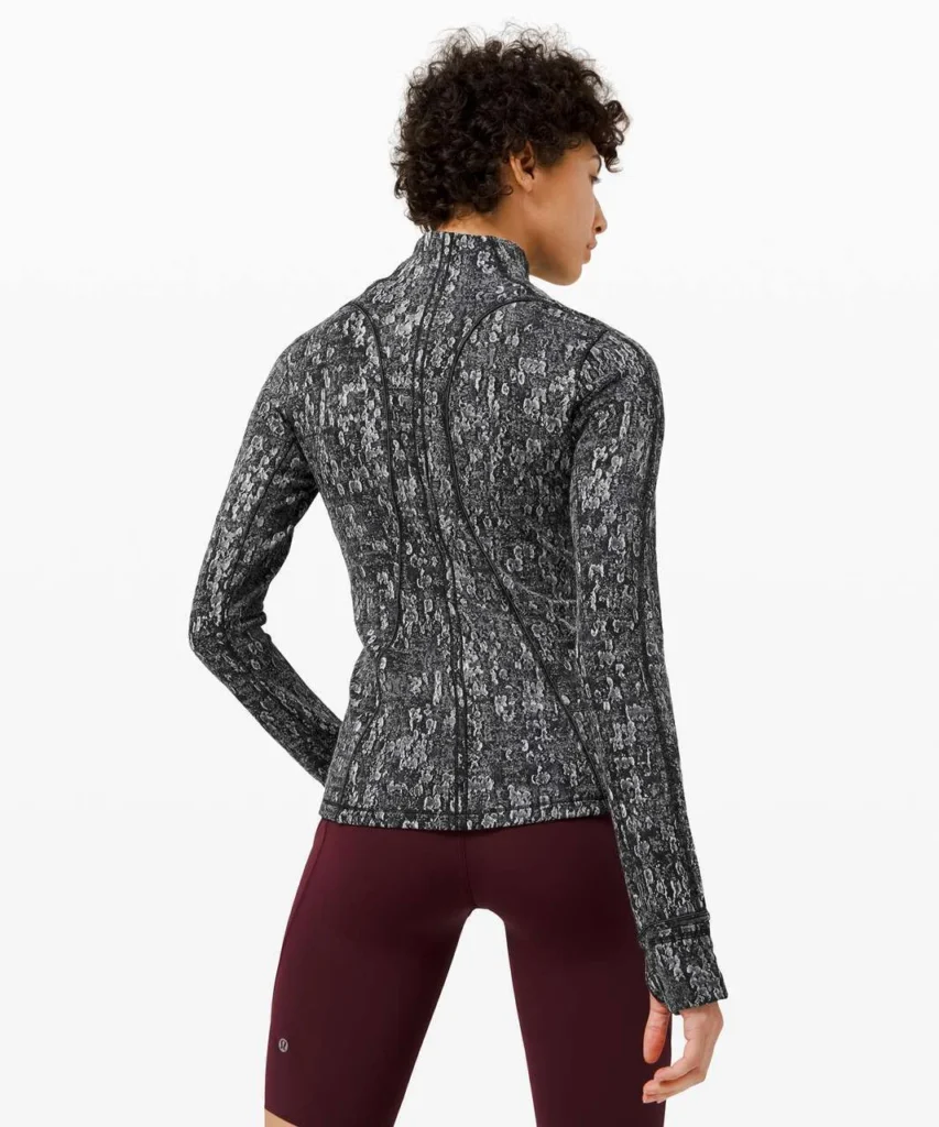 Image for Veste Lululemon de sport taille 4 noir et blanc à motif