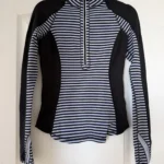 Featured thumbnail for Veste Lululemon de sport taille 4 bleu clair et noir