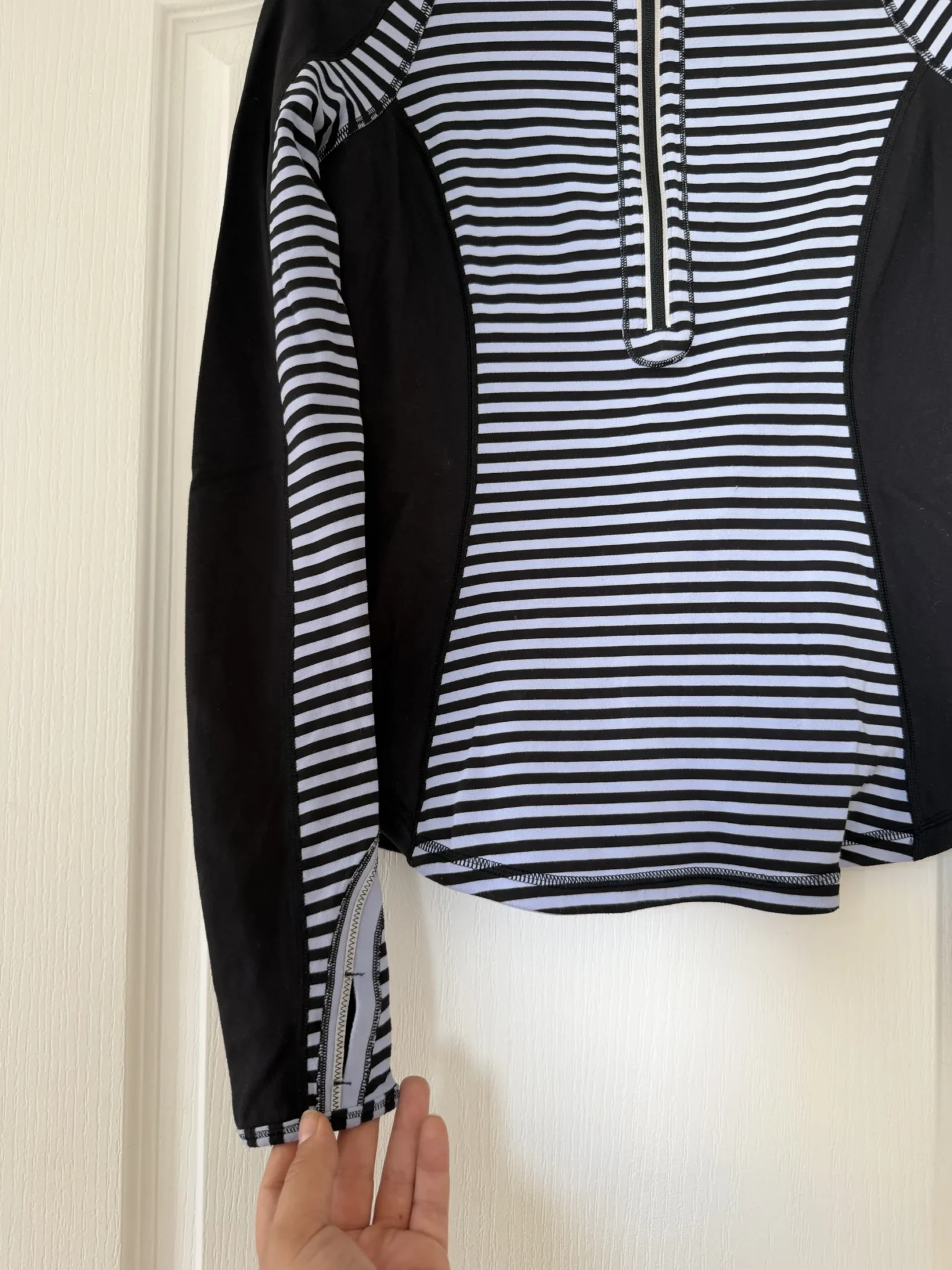 Image for Veste Lululemon de sport taille 4 bleu clair et noir