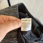 Thumbnail for Sonia Rykiel skirt in black and grey tweed, size 38