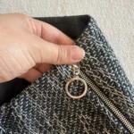 Thumbnail for Sonia Rykiel skirt in black and grey tweed, size 38