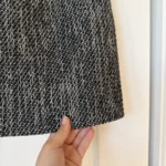 Thumbnail for Sonia Rykiel skirt in black and grey tweed, size 38
