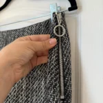 Thumbnail for Sonia Rykiel skirt in black and grey tweed, size 38