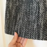 Thumbnail for Sonia Rykiel skirt in black and grey tweed, size 38