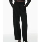Thumbnail for Pantalon Babaton tailleur large taille 10 noir